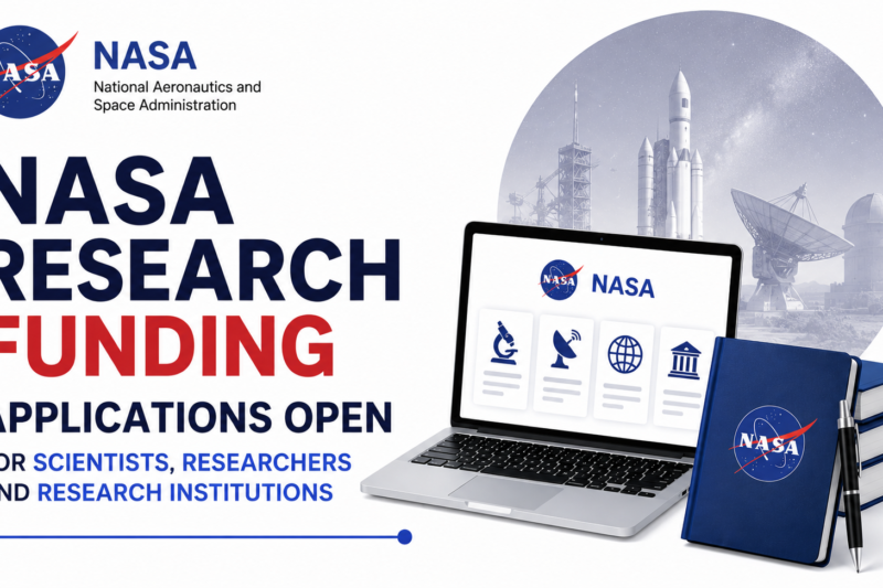NASA Research Funding Applications Open for Scientists, Researchers and Research Institutions