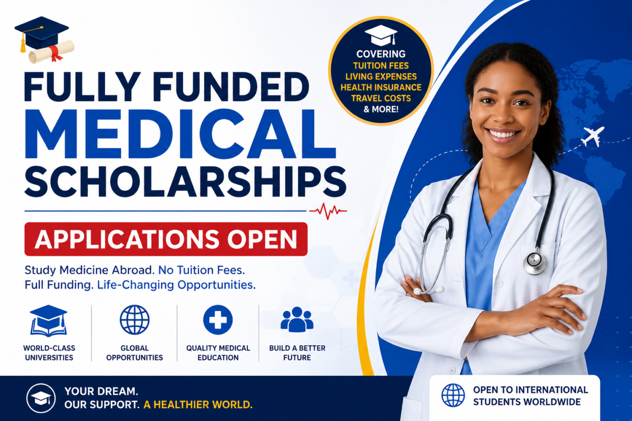 Fully Funded Medical Scholarships Applications Open