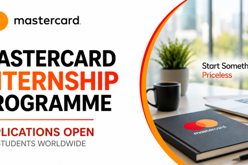 Mastercard Internship Programme Applications Open for Students Worldwide
