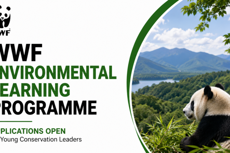 WWF Environmental Learning Programme Applications Open for Young Conservation Leaders