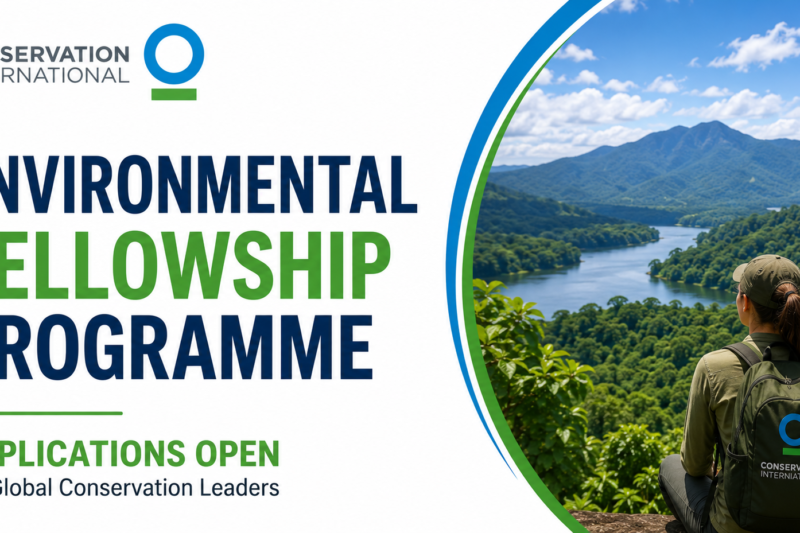 Conservation International Environmental Fellowship Programme Applications Open for Global Conservation Leaders