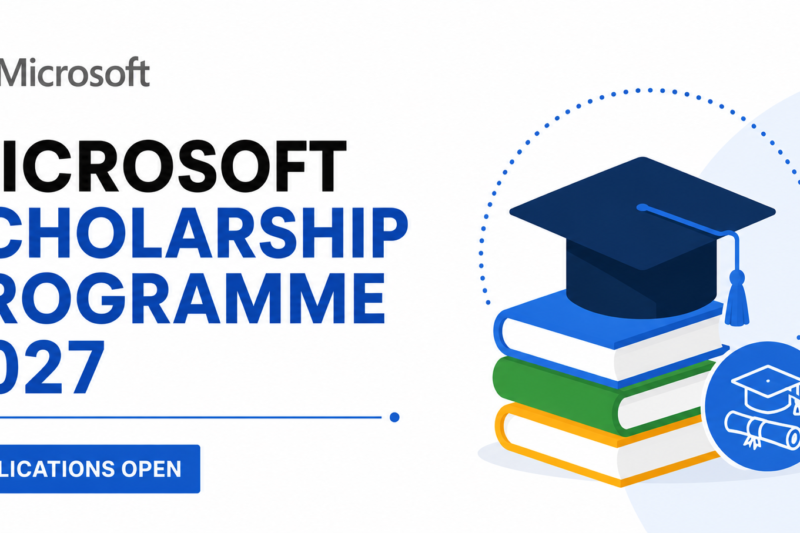Microsoft Scholarship Programme 2027 Applications Open