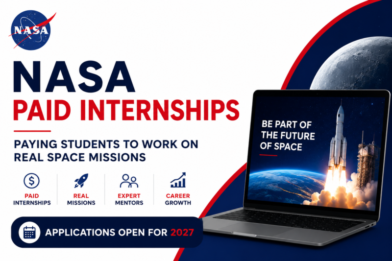 NASA Paid Internships Paying Students to Work on Real Space Missions Applications Open for 2027