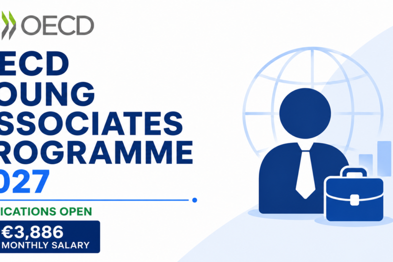 OECD Young Associates Programme 2027: Applications Open with €3,886 Monthly Salary