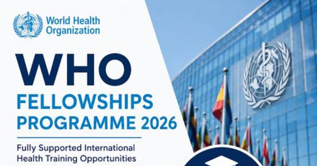WHO Fellowships Programme 2026 – International Health Training and Professional Development Opportunities